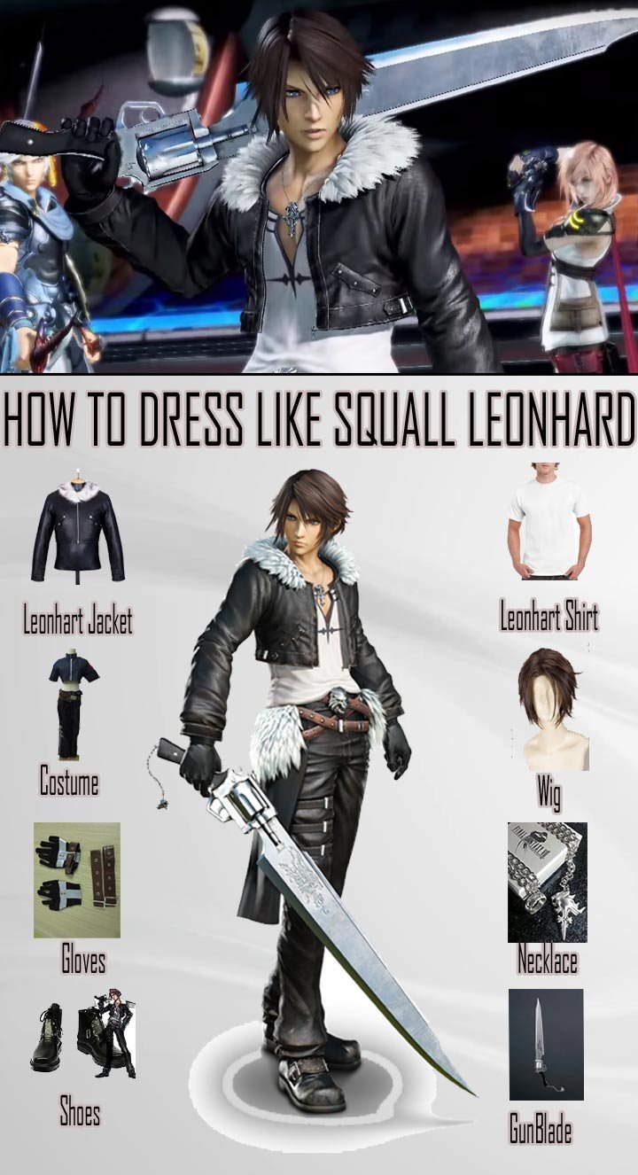 Final Fantasy 8 Squall Leonhart Costume Guide 23 squall-leonhart-costume