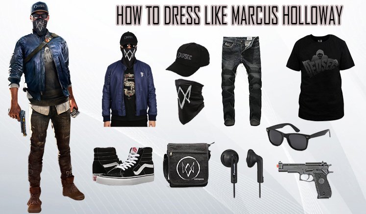 Marcus Holloway Watch Dogs 2 Costume