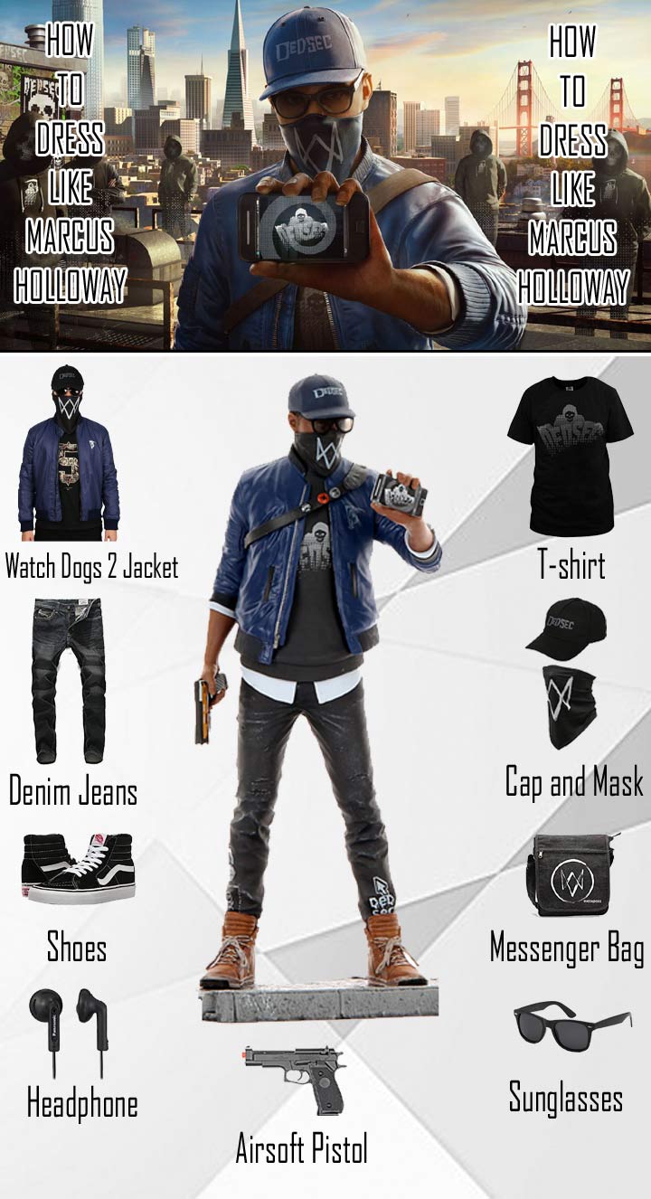 Watch Dogs 2 Marcus Holloway Costume Guide