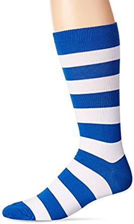 Blue And White Socks