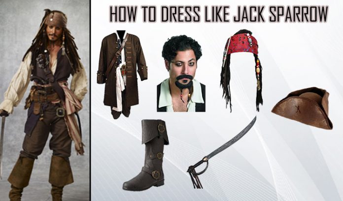 Pirates of the Caribbean Jack Sparrow Costume