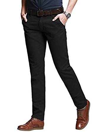 Slim Fit Black Pant