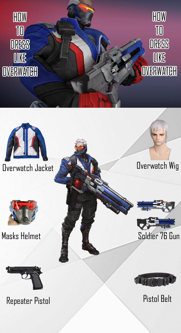 Overwatch Soldier 76 Costume Guide