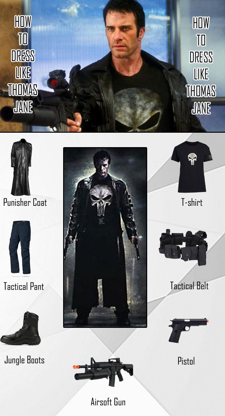 How to Dress Like Thomas Jane The Punisher 21 Thomas Jane The Punisher Costume Guide