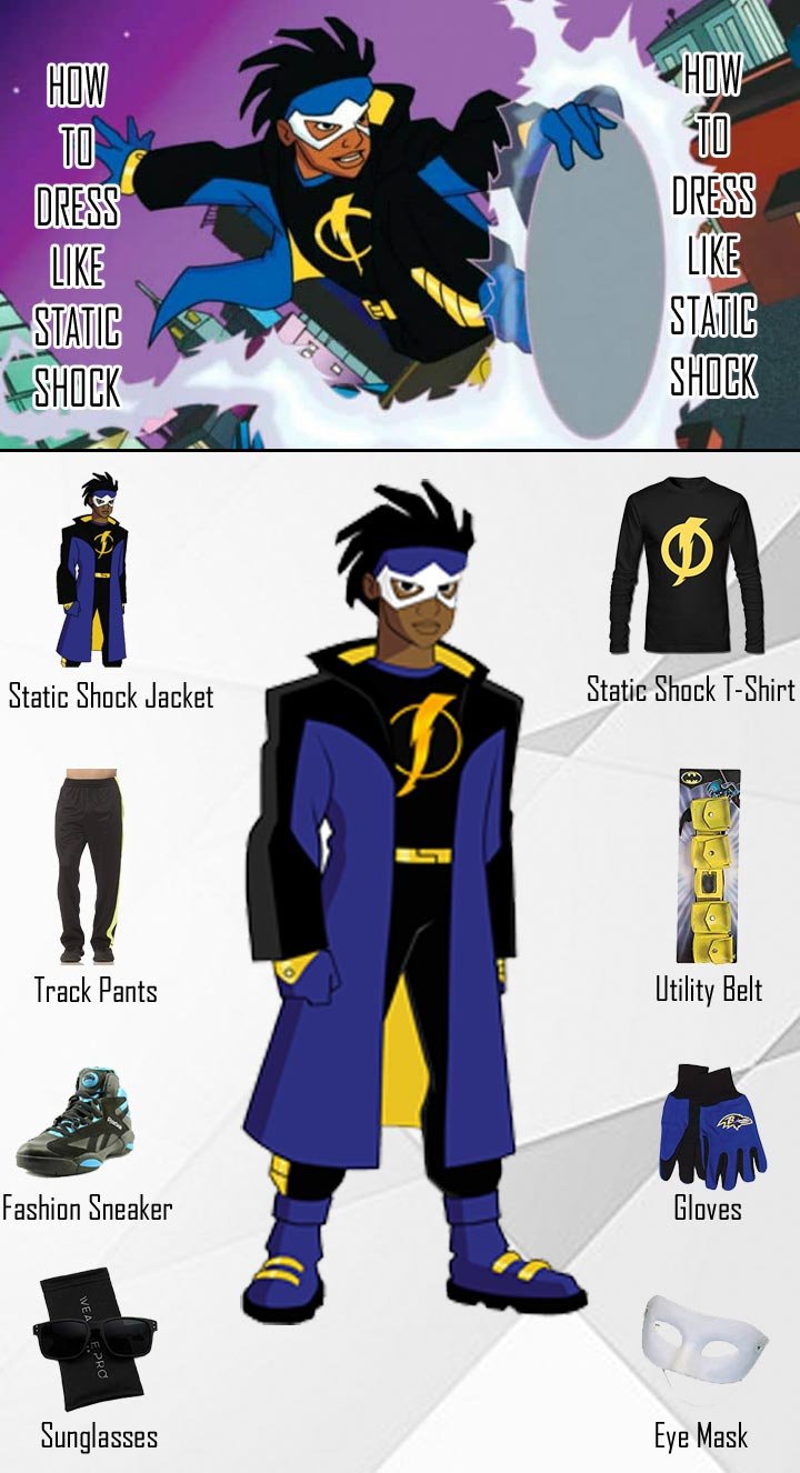 Static Shock Costume Guide