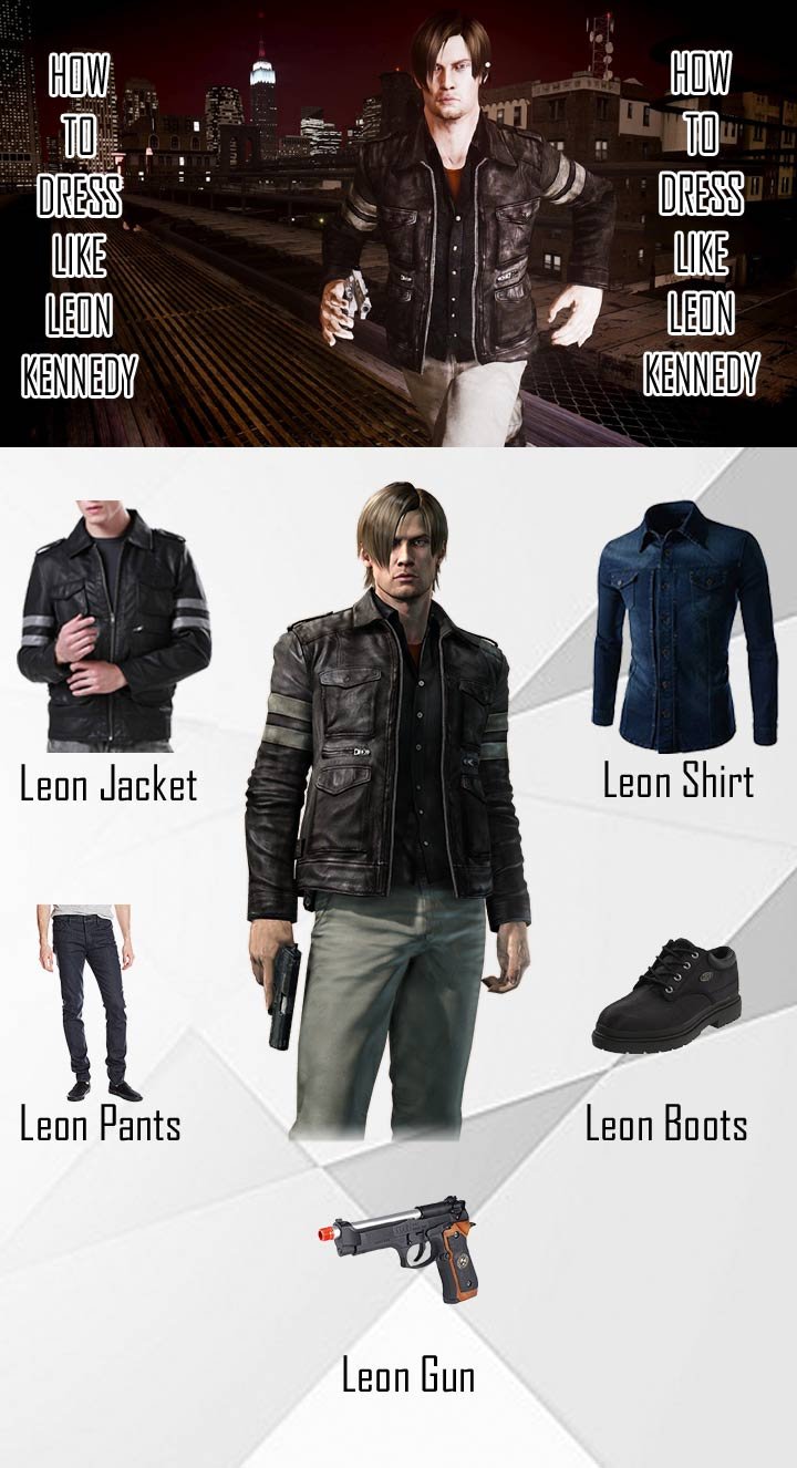 How to Dress Like Resident Evil 6 Leon Kennedy 17 Leon Kennedy Resident Evil 6 Costume Guide
