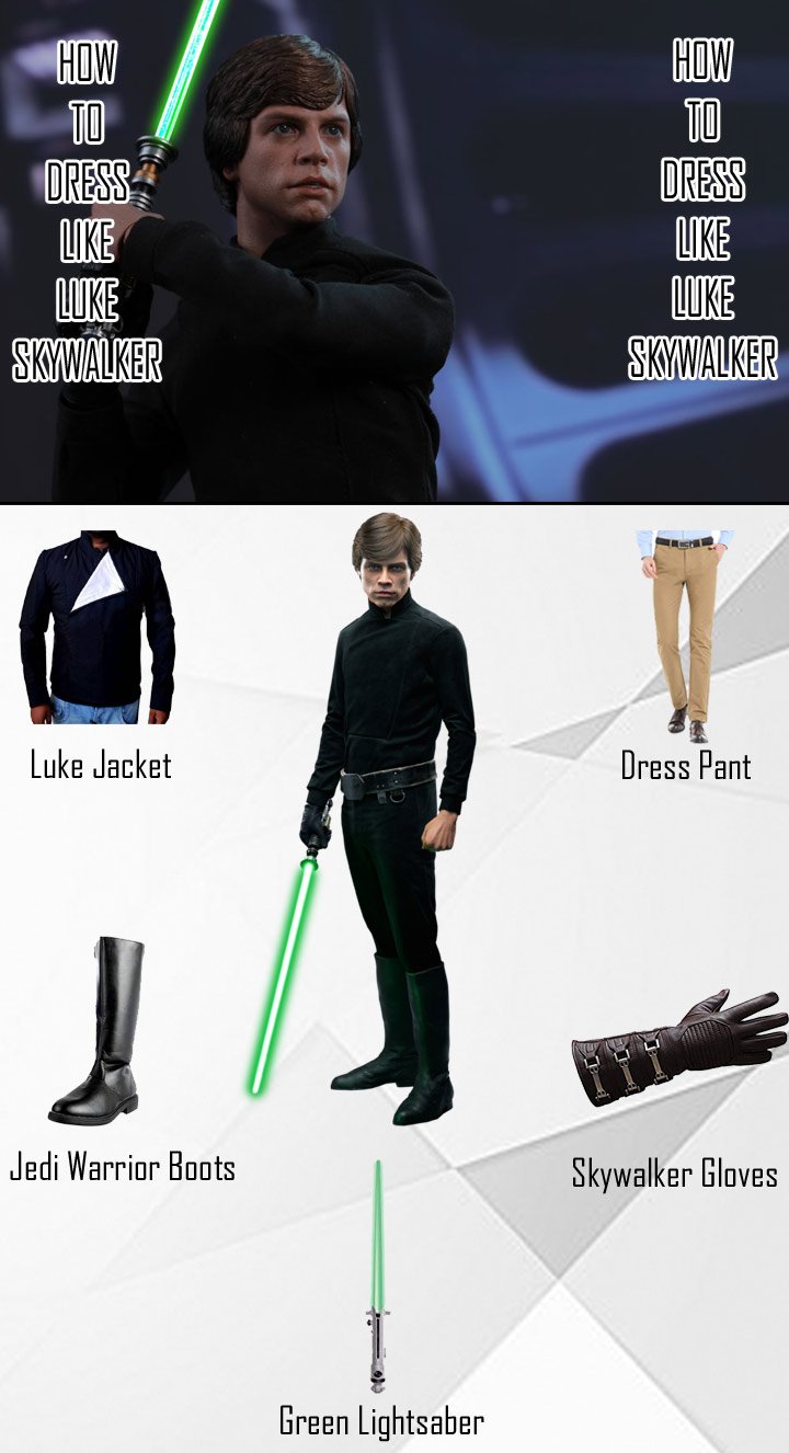 Luke SkyWalker Return of Last Jedi Costume Guide