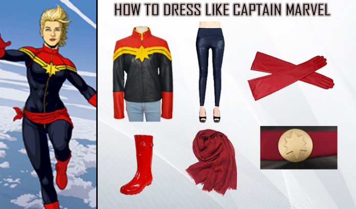 Carol Danvers Captain Marvel Costume