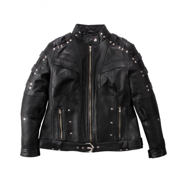 How to Dress Like Black Canary 19 black-canary-jacket