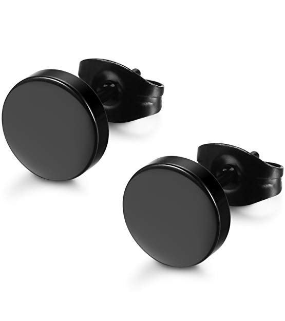 black-stud-earrings