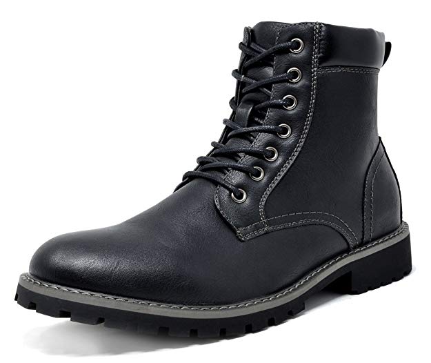 black-combat-boots