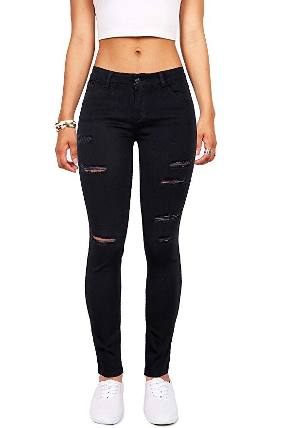 black-distressed-jeans