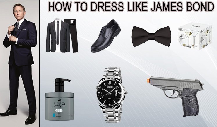Daniel Craig Secret Agent James Bond Costume Guide