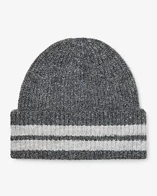 grey-striped-beanie