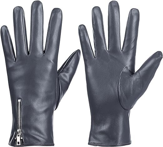 grey-leather-gloves