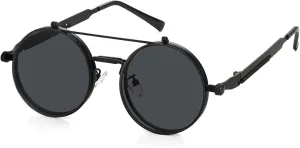 Black-Round-Sunglasses