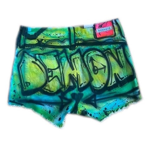 Painted-Artwork-Shorts