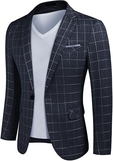 checked-blazer