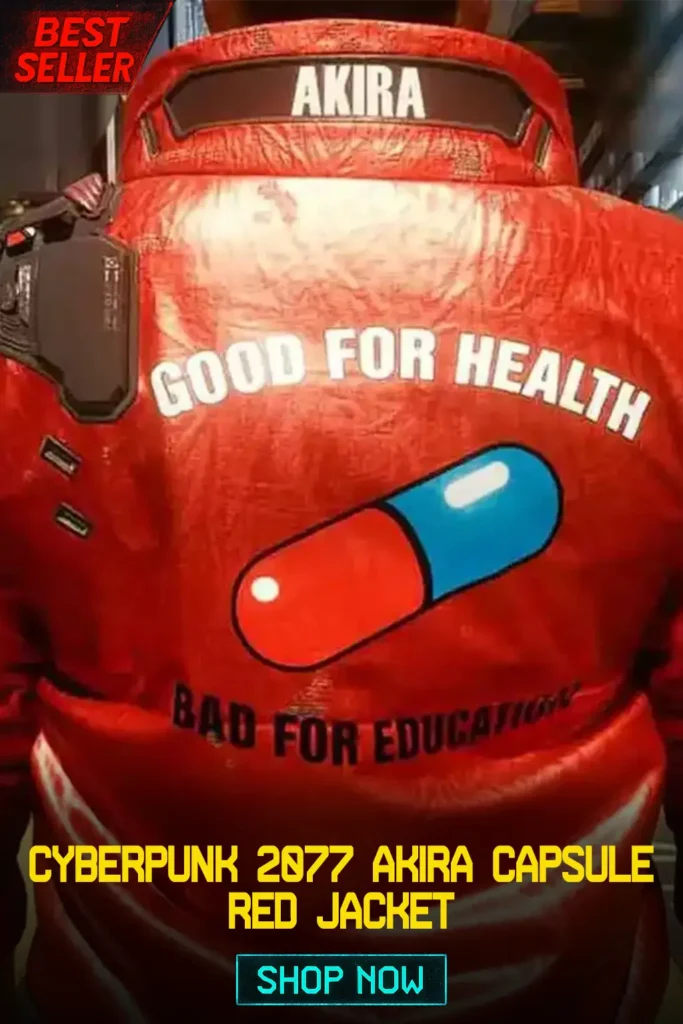 Cyberpunk 2077 Akira Capsule Red Jacket