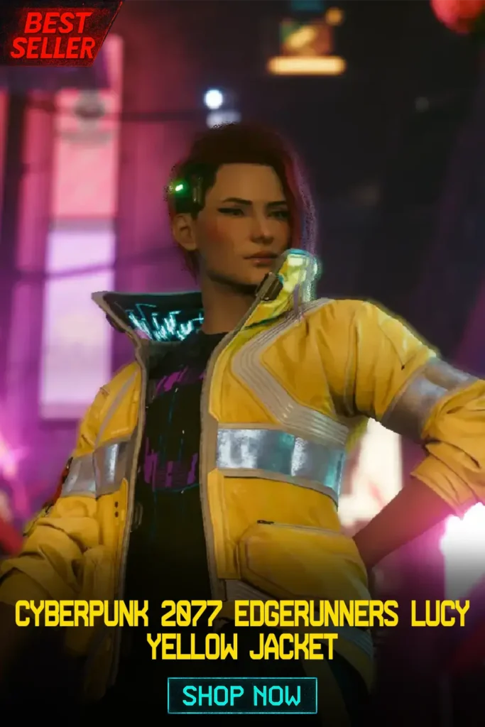 Cyberpunk 2077 Edgerunners Lucy Yellow Jacket