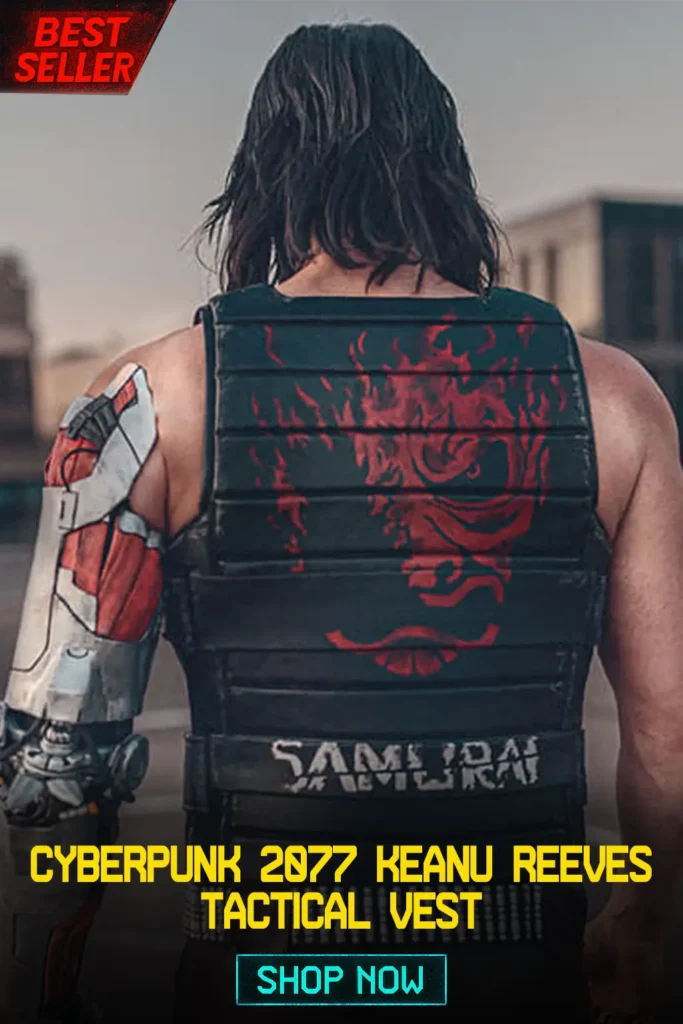 Cyberpunk 2077 Keanu Reeves Tactical Vest