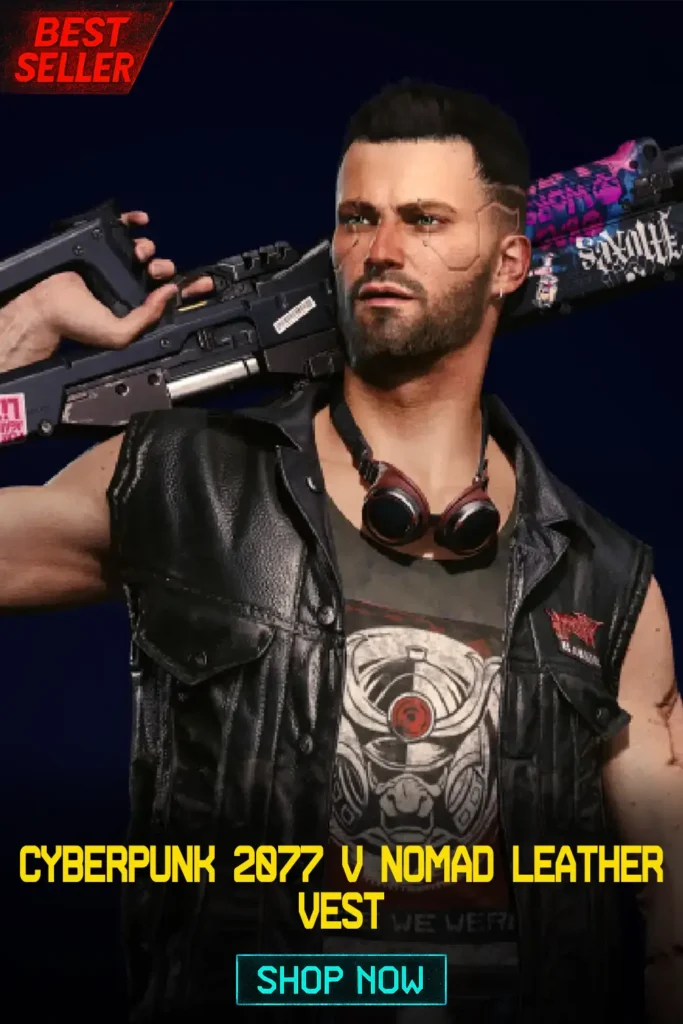 Cyberpunk 2077 V Nomad Leather Vest