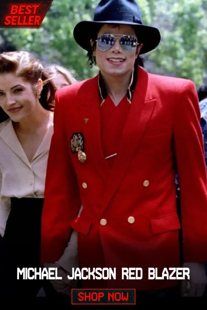 Michael Jackson Red Blazer