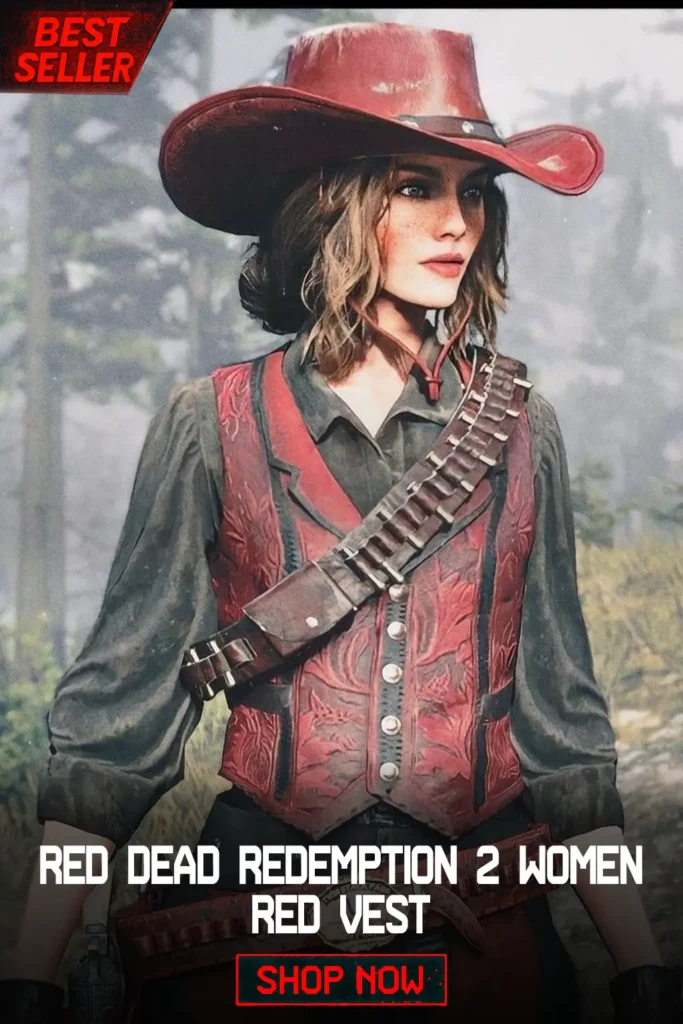 Red Dead Redemption Jackets 32 Red Dead Redemption 2 women red vest