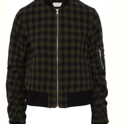 13 Reasons Why Inde Navarrette Cotton Checked Jacket