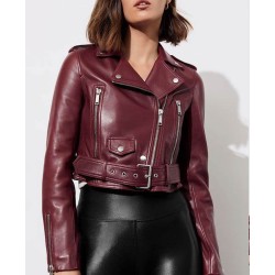 13 Reasons Why S04 Alisha Boe Biker Leather Jacket