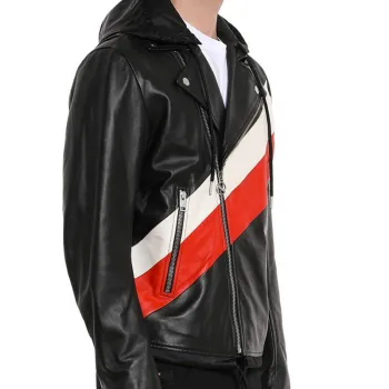 13 Reasons Why Ross Butler Black Leather Jacket
