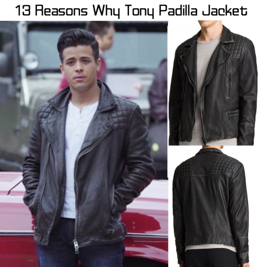 13 Reasons Why Tony Padilla Leather Jacket
