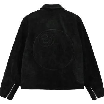 8 Ball Stussy Leather Bing Jacket
