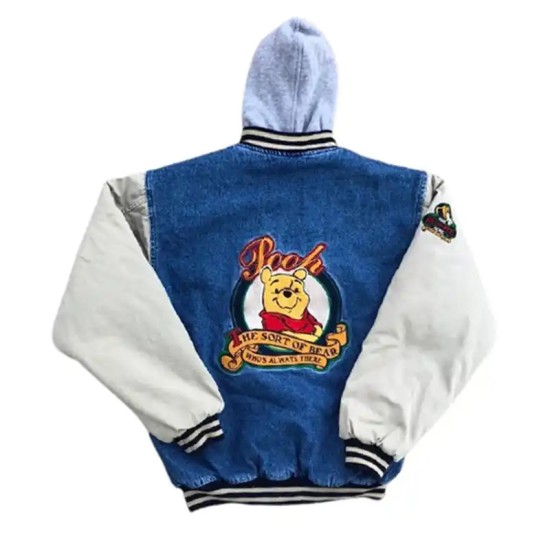 90s Xxxtentacion Winnie The Pooh Varsity Jacket