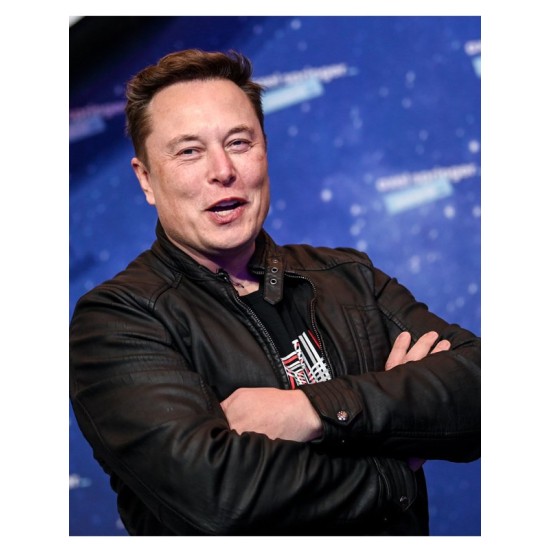 Elon Musk Tesla Event Leather Jacket