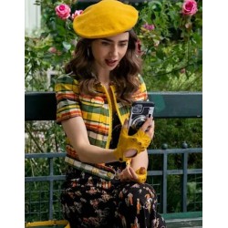 Emily In Paris S2 Lily Collins Yellow Jacket