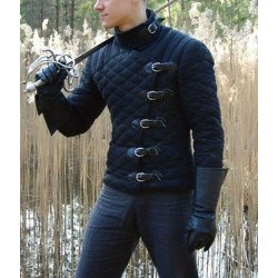 Gambeson Medieval Diamond Quilted Jacket