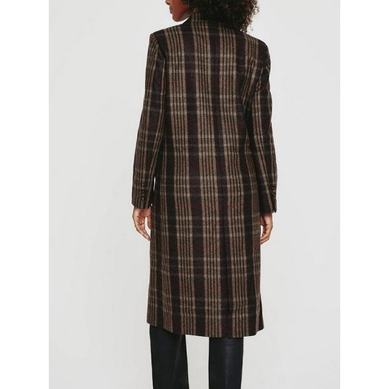 How I Met Your Father 2022 Sophie Plaid Coat