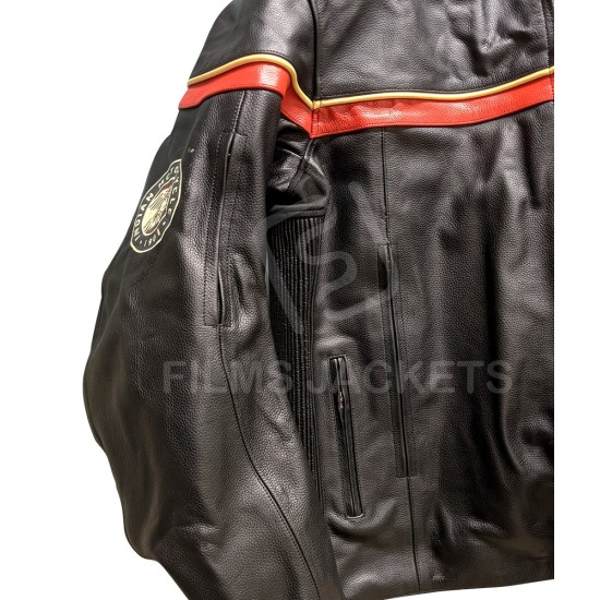 Indian Freeway Motorcycle Black Leather Jacket