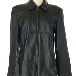 Jacqueline Ferrar Black Leather Jacket