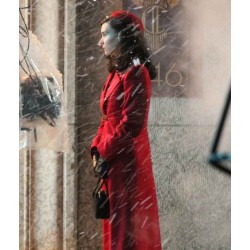 Nightmare Alley 2021 Molly Red Trench Coat