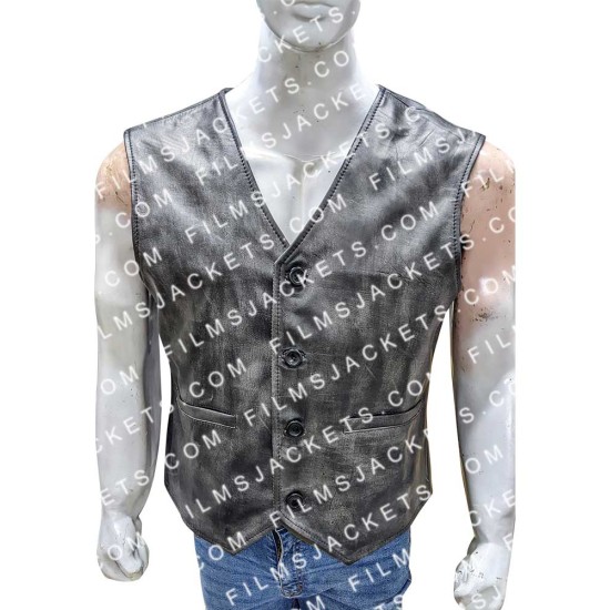 Promote Justice League Jason Momoa Leather Vest