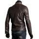 Men's Slim Fit Chocolate Leather Jacket