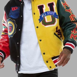 Streetwear Multicolor Patchwork Jacket