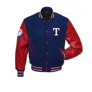 Texas Rangers Red and Blue Jacket