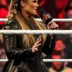 WWE Raw 2022 Elizabeth Copeland Peplum Black Jacket