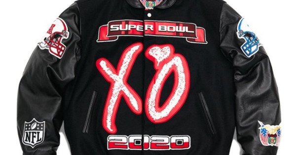 XO The Weeknd Super Bowl LV Varsity Wool Jacket