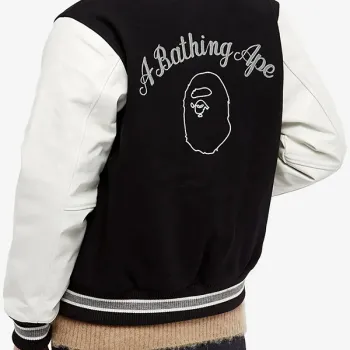 A Bathing Ape Bape Varsity Jacket