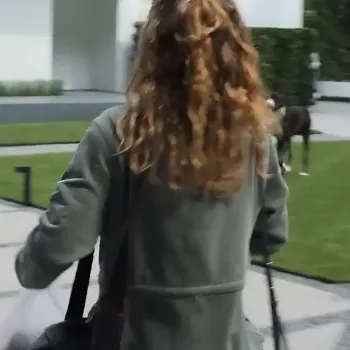 A Family Affair Joey King Grey Jacket