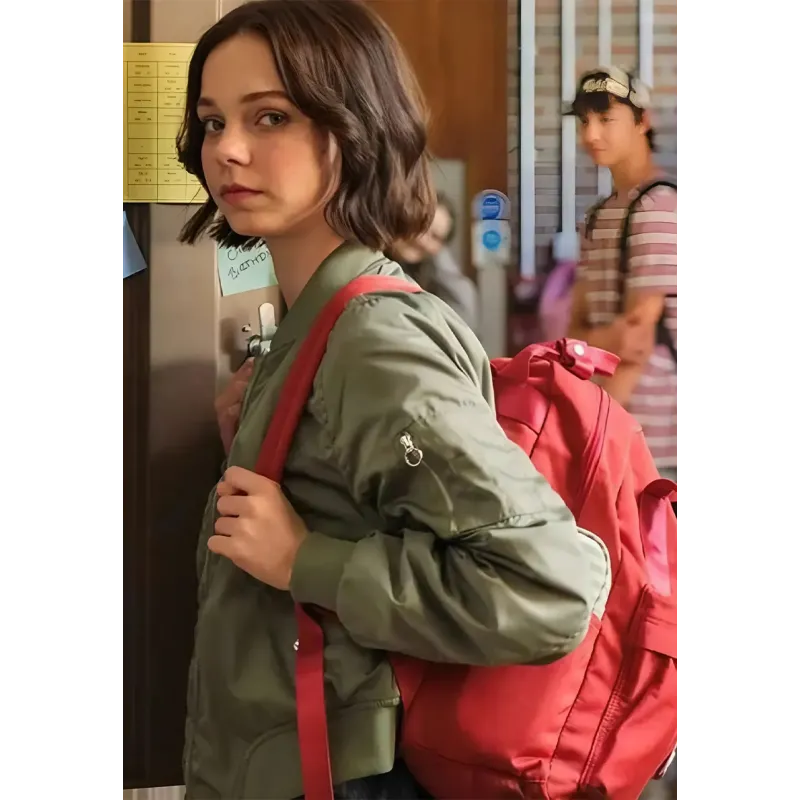 A Good Girls Guide To Murder Emma Myers Green Jacket A Good Girls Guide To Murder Emma Myers Green Jacket